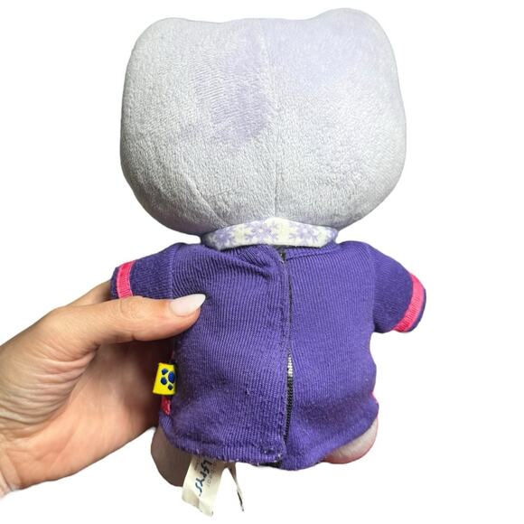Hello Kitty Build A Bear BAB Smallfry Mini Plush Toy Purple 8" Sanrio Snowflake - Picture 4 of 10
